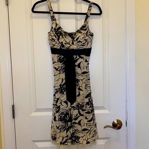 My Michelle Black & White floral party dress Small